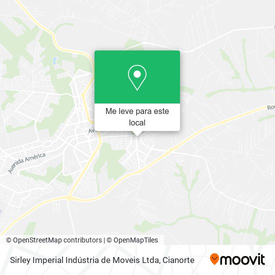 Sirley Imperial Indústria de Moveis Ltda mapa