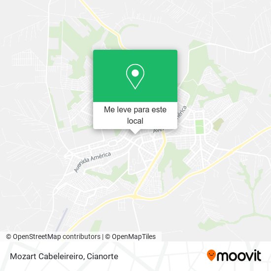 Mozart Cabeleireiro mapa