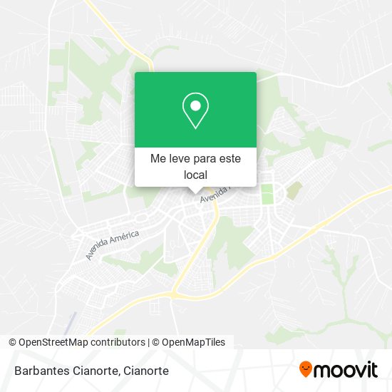 Barbantes Cianorte mapa