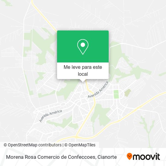 Morena Rosa Comercio de Confeccoes mapa