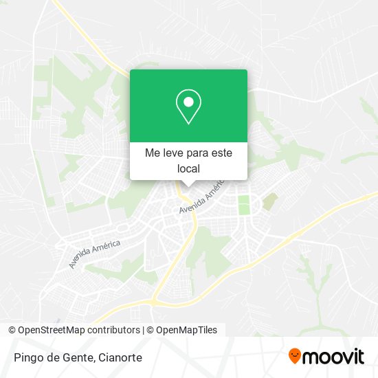 Pingo de Gente mapa