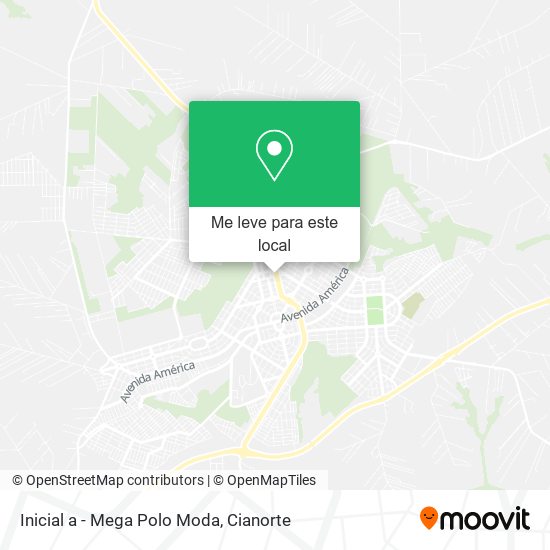Inicial a - Mega Polo Moda mapa