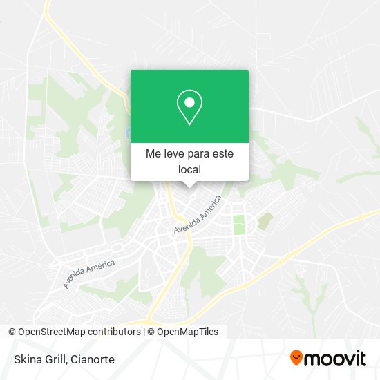 Skina Grill mapa