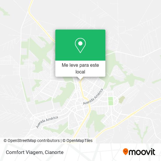 Comfort Viagem mapa