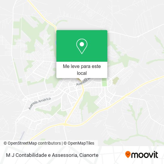 M J Contabilidade e Assessoria mapa