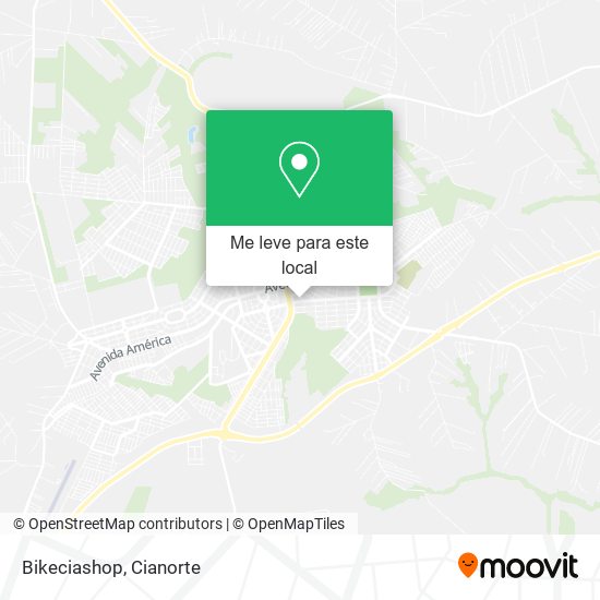 Bikeciashop mapa