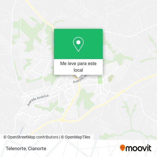 Telenorte mapa
