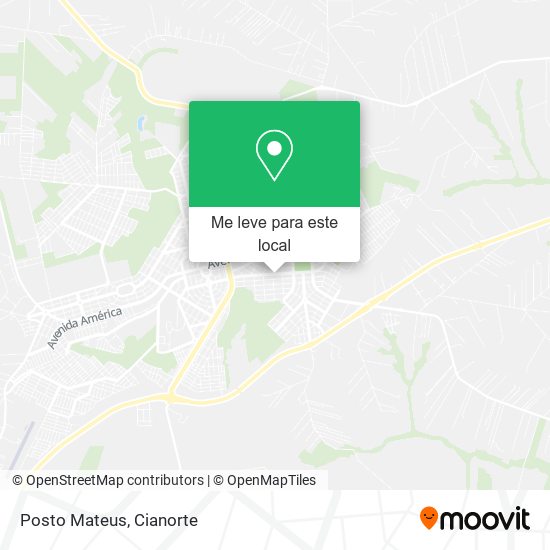 Posto Mateus mapa