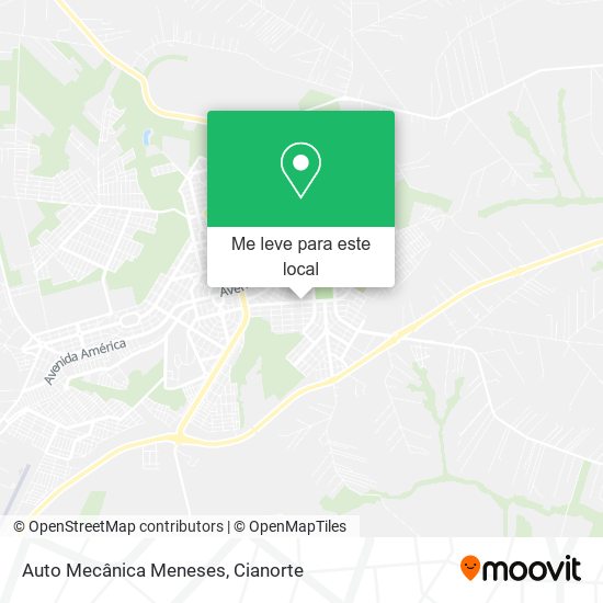 Auto Mecânica Meneses mapa