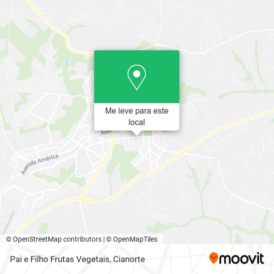 Pai e Filho Frutas Vegetais mapa