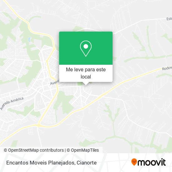 Encantos Moveis Planejados mapa
