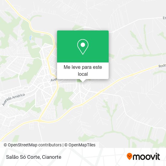 Salão Só Corte mapa