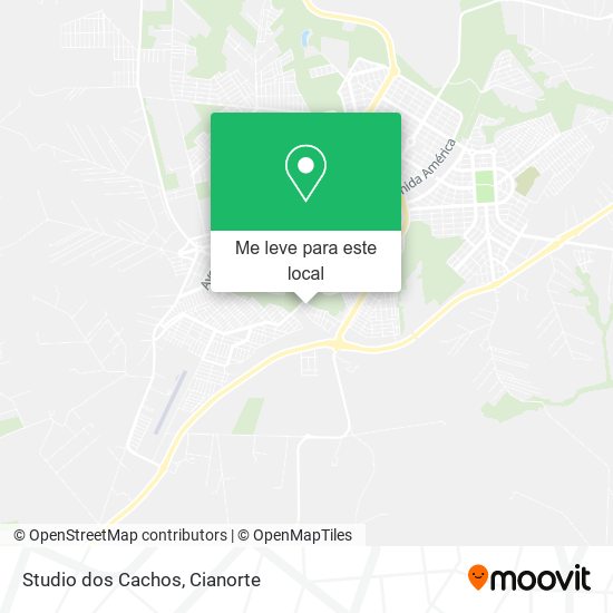 Studio dos Cachos mapa