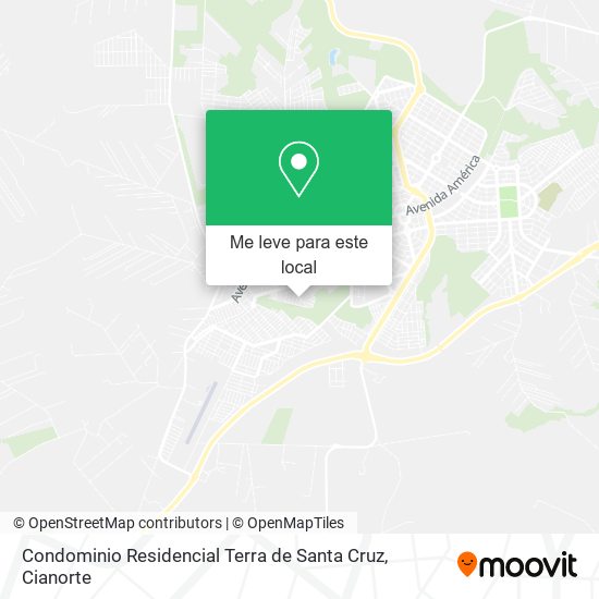Condominio Residencial Terra de Santa Cruz mapa