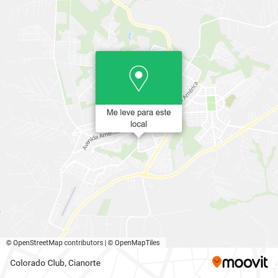 Colorado Club mapa