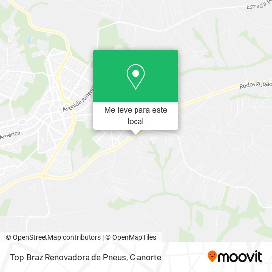 Top Braz Renovadora de Pneus mapa