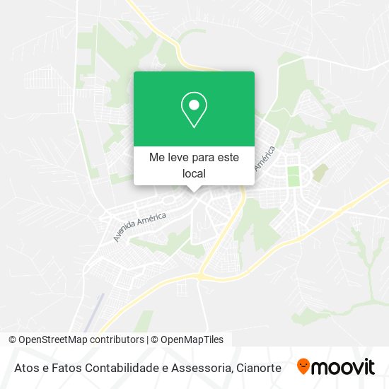 Atos e Fatos Contabilidade e Assessoria mapa