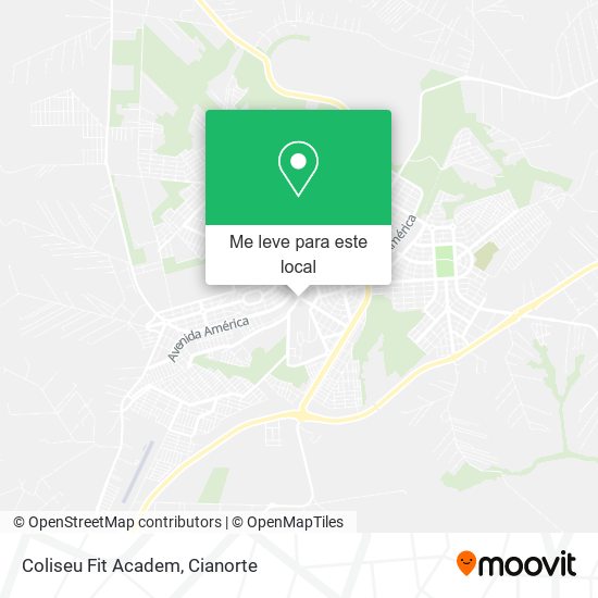 Coliseu Fit Academ mapa