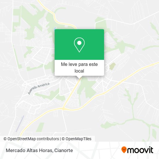 Mercado Altas Horas mapa