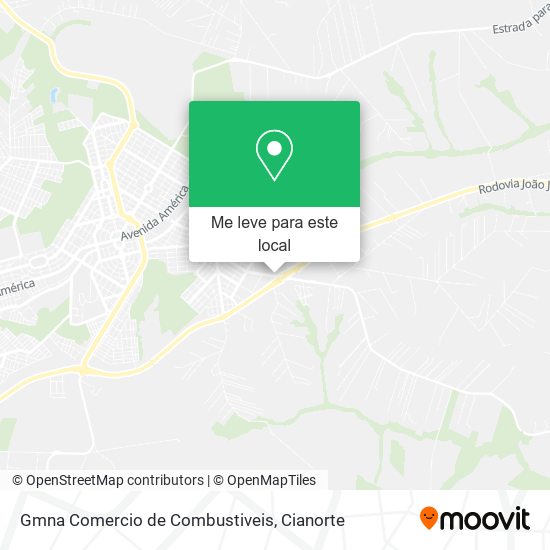 Gmna Comercio de Combustiveis mapa