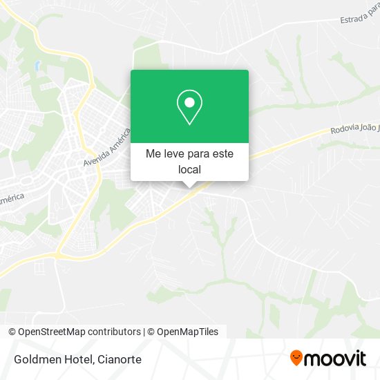Goldmen Hotel mapa