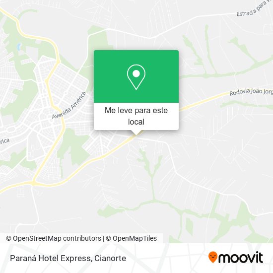 Paraná Hotel Express mapa