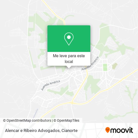 Alencar e Ribeiro Advogados mapa