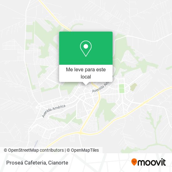 Proseá Cafeteria mapa