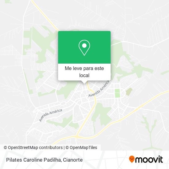 Pilates Caroline Padilha mapa