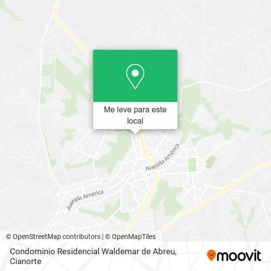 Condominio Residencial Waldemar de Abreu mapa