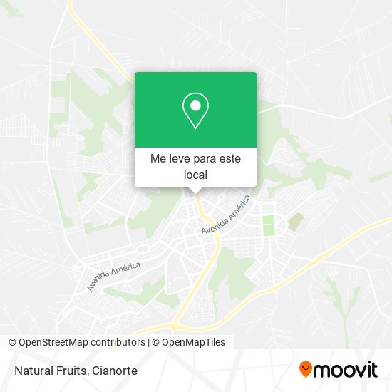 Natural Fruits mapa