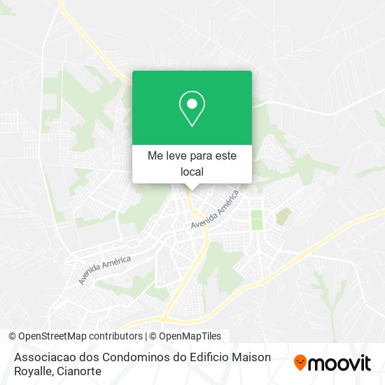 Associacao dos Condominos do Edificio Maison Royalle mapa