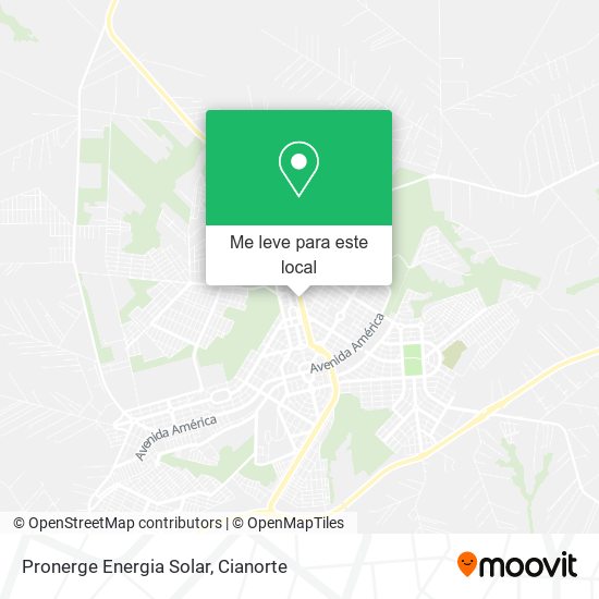 Pronerge Energia Solar mapa