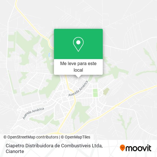 Ciapetro Distribuidora de Combustíveis Ltda mapa