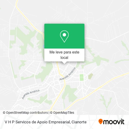 V H P Servicos de Apoio Empresarial mapa