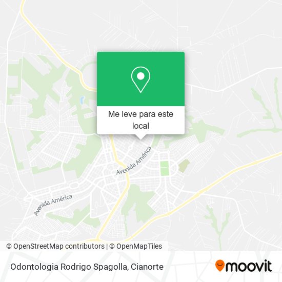 Odontologia Rodrigo Spagolla mapa