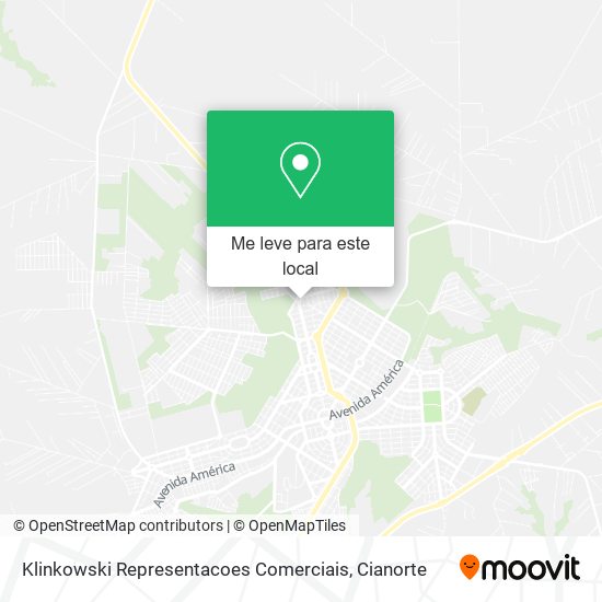 Klinkowski Representacoes Comerciais mapa