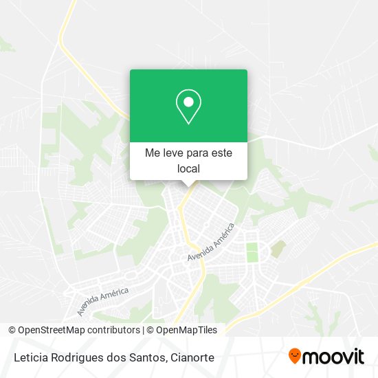 Leticia Rodrigues dos Santos mapa