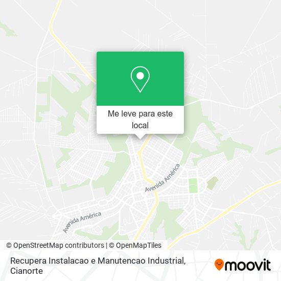 Recupera Instalacao e Manutencao Industrial mapa