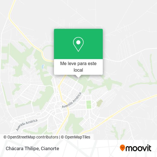 Chácara Thilipe mapa