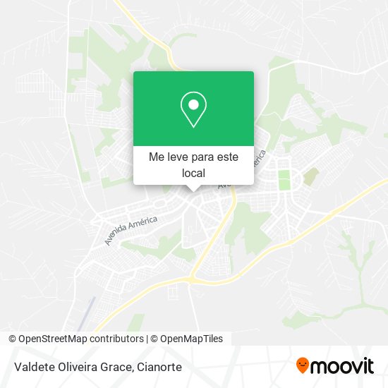 Valdete Oliveira Grace mapa