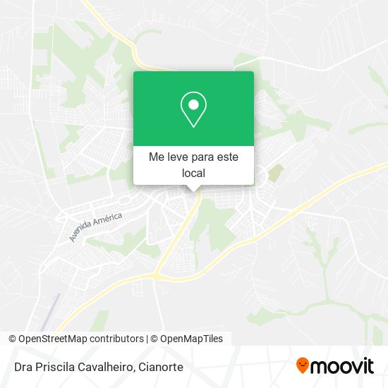 Dra Priscila Cavalheiro mapa