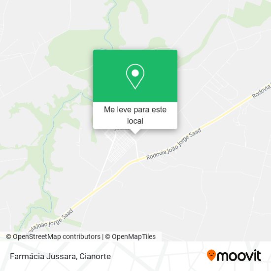 Farmácia Jussara mapa