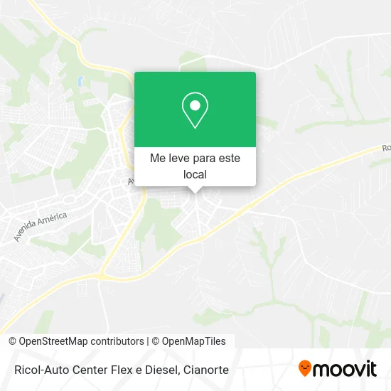 Ricol-Auto Center Flex e Diesel mapa