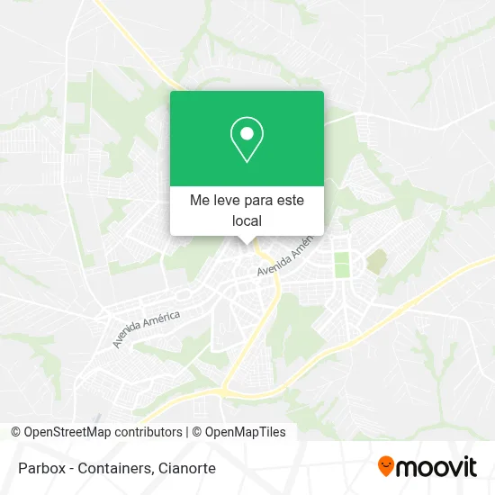 Parbox - Containers mapa