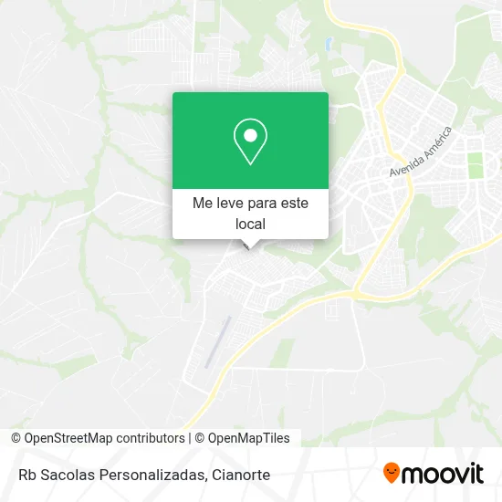 Rb Sacolas Personalizadas mapa