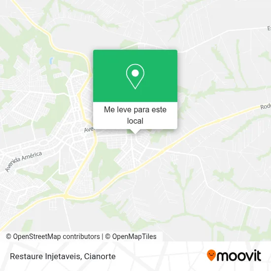 Restaure Injetaveis mapa