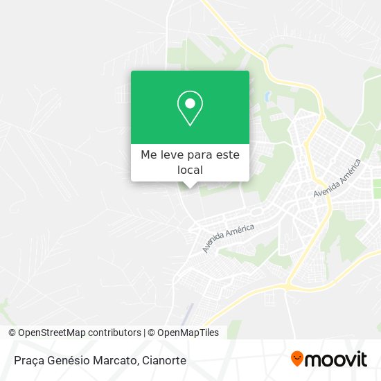 Praça Genésio Marcato mapa