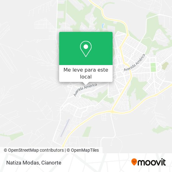 Natiza Modas mapa