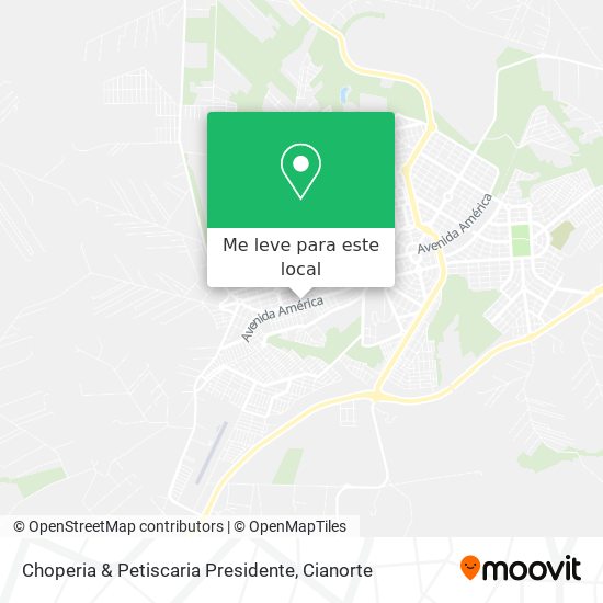Choperia & Petiscaria Presidente mapa